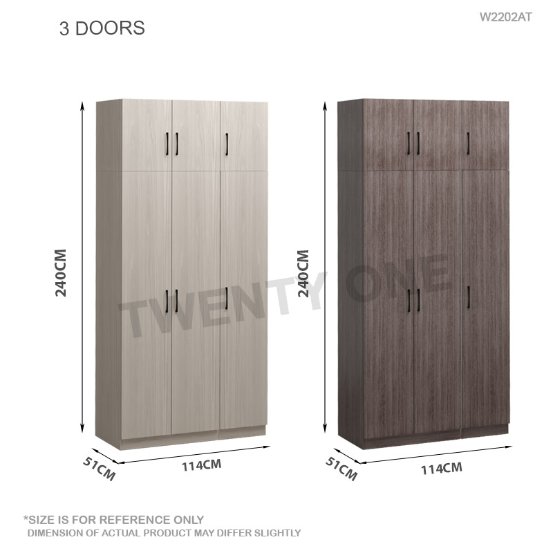3 DOORS W2202 SIZE AT